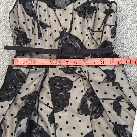 ⚡️HP⚡️Polka Dot Mesh Print  Fit and Flare Dress - Picture 5 of 16